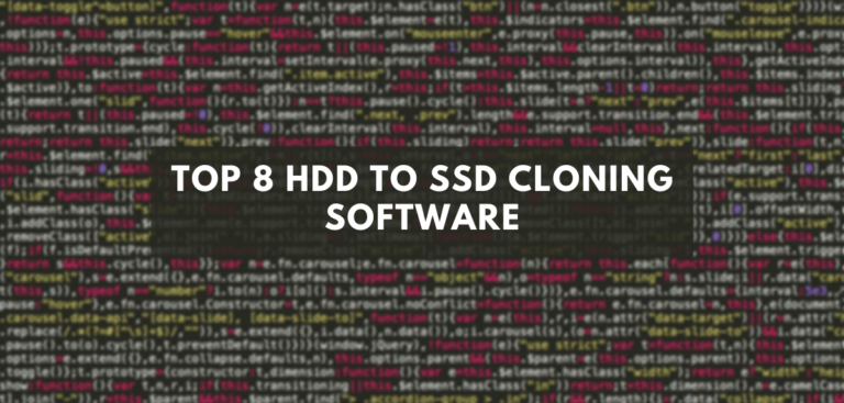 HDD to SSD Cloning Software