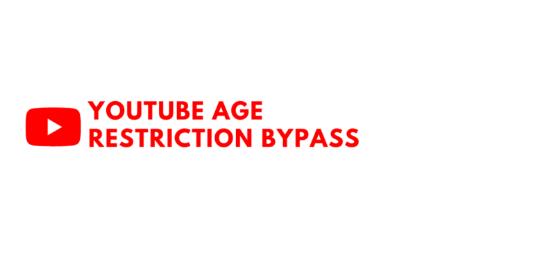 YouTube Age Restriction Bypass