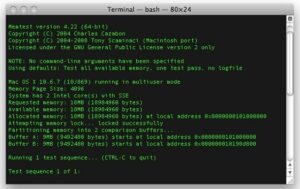 Memtest OS X