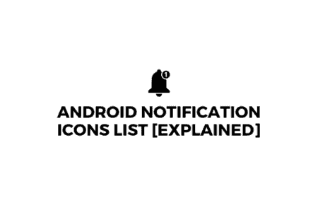 android notification icons list