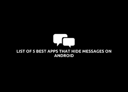 apps that hide messages