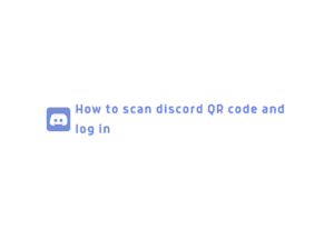 how to scan discord qr code