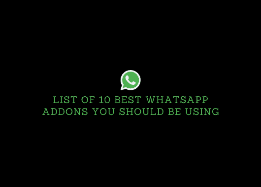 WhatsApp addons