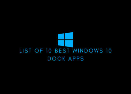 windows 10 dock
