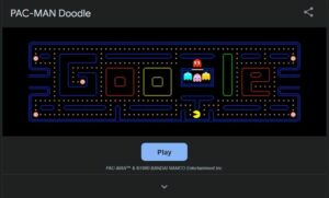 Google Pac-Man Doodle Game