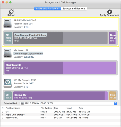 Partition Software Mac